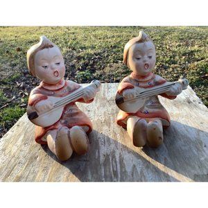 Gold Castle Vintage Porcelain Hand Painted Children Figurines